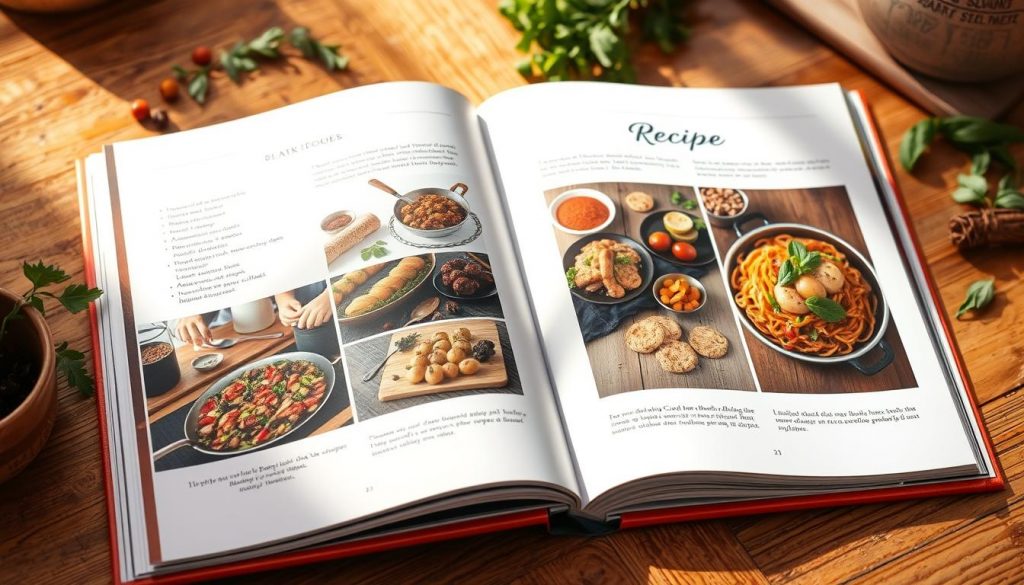 diseño de recetas con Adobe